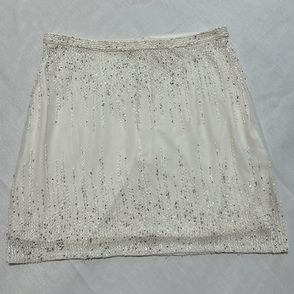 Yumi Kim white beaded mini Skirt - Picture 11 of 11